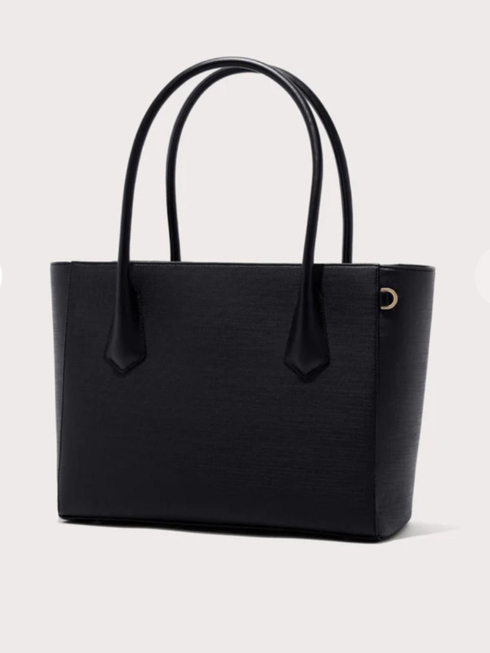 Dagne Dover Black Legend Vegan Leather Tote